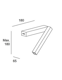 Hall Slim wall light - LedsC4 - Reading light in 3 finishes, LED 2700K 3.5W