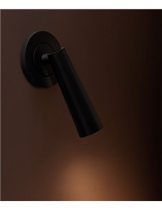 Gamma Round wall light - LedsC4 - Wall light LED 2700K, recessed/surface installation 2
