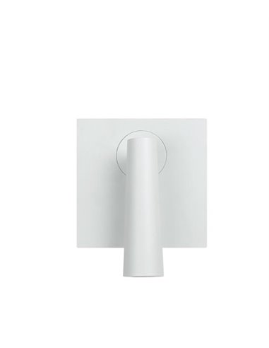 Gamma Square wall light - LedsC4 - Reading light in 4 colours, Double installation: recessed/surface mounted, LED 2700K