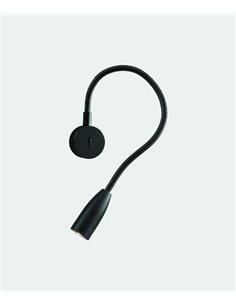 Bed Round wall light - LedsC4 - Reading light with adjustable flexo, Available in 3 colours, LED 3000K 2