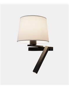 Hall Left Wall light - LedsC4 - Reading light with shade, LED+E2700K