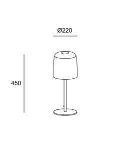 Levels table light - LedsC4 - Available in 3 colours, dimmable LED 2700-3000-4000K