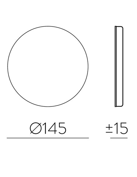 Chamaleon wall light - ACB - Fully handmade ceramic light, LED 3000K