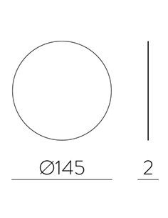 Chamaleon wall light - ACB - Decorative wall light in 4 finishes, LED 3000K