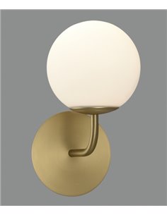 Parma wall light - ACB - Ball light, Old gold finish, Bathroom light IP44 2