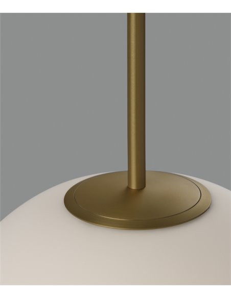 Parma pendant light - ACB - Ball light in antique gold finish, Available in 2 sizes
