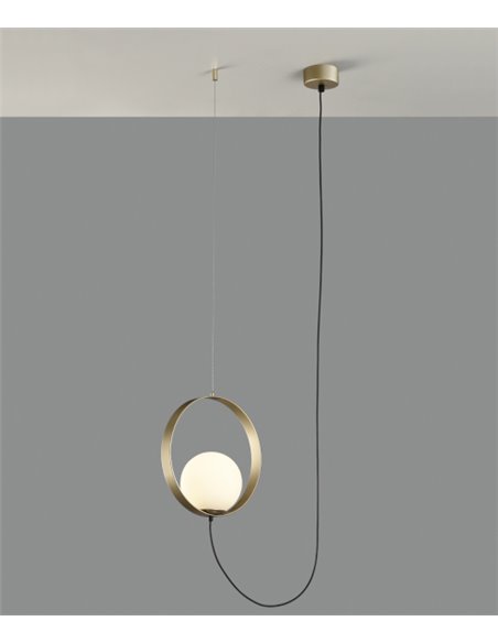 Halo pendant light - ACB - Minimalist ball light in 2 colours, LED 3000K