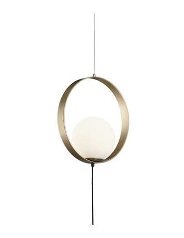 Halo pendant light - ACB - Minimalist ball light in 2 colours, LED 3000K