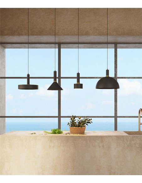 Renata pendant light - Robin - Modern design in 2 sizes, Available in black and white