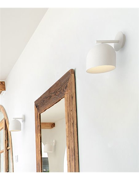 Rio wall light - Robin - Iron lamp in 3 colours