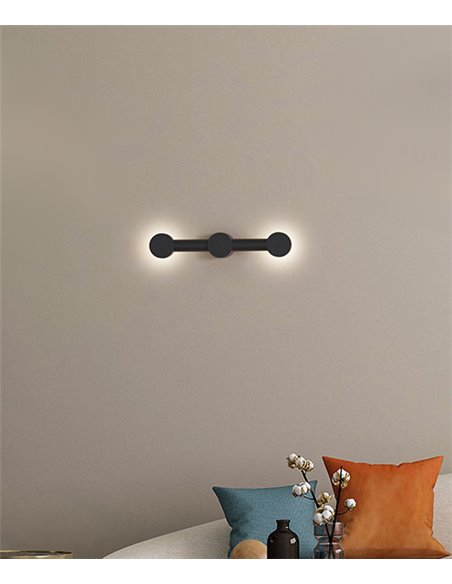 Rigoberta Indirect Duo wall lamp - Robin - Minimalist linear design, LED 3000K 1840 lm
