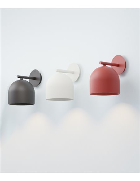 Rio wall light - Robin - Iron lamp in 3 colours