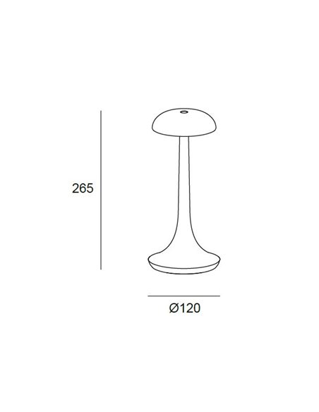 Lámparas portátil Portobello - LedsC4 - Lámpara de mesa Touch dimming