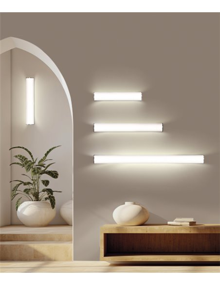 Aplique de pared LED para baño en 3 tamaños 3200K IP 44 - Aldo - ACB Iluminación