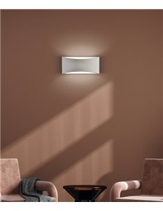 Aplique de pared de escayola blanca – Dana – ACB Iluminación