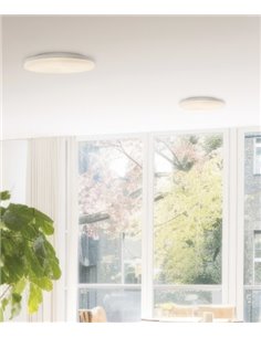 Angus ceiling light - ACB - Round white lamp