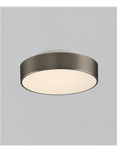 Aplique de techo de metal y cristal en 2 medidas y 2 acabados - Dins - ACB Iluminación 2