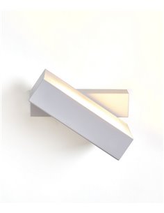 Dual wall light - Luxcambra - Modern design black/white, LED lamp 2