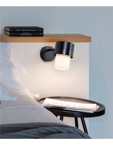 Kan wall light - Luxcambra - Adjustable lamp with cotonet lampshade
