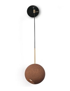Terra wall light - Luxcambra - Direct lighting, cork shade 2
