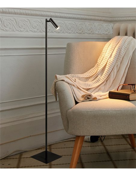Manhattan floor lamp - Luxcambra - Minimalist design, adjustable lampshade, height: 135 cm
