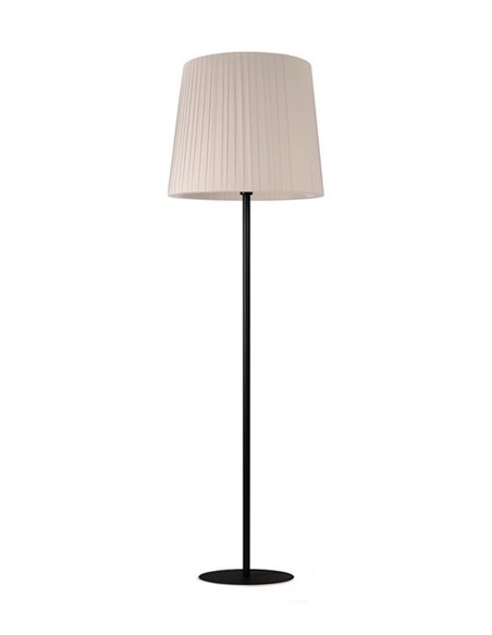 Toscana floor lamp - Luxcambra - Beige ribboned lampshade, height: 175 cm