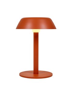 Sarria S table lamp - Luxcambra - Modern design in black and terracotta