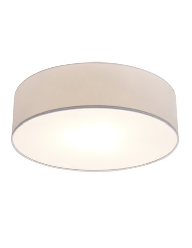 Rondo ceiling lamp - Luxcambra - Canvas lampshade in 3 sizes: Ø 40/50/60 cm