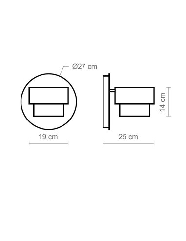 Kan XL wall light - Luxcambra - Adjustable light, raffia lampshade Kan XL wall light - Luxcambra - Adjustable light, raffia lampshade