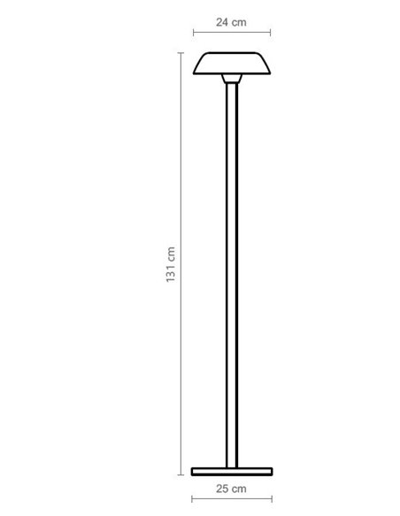 Sarria floor lamp - Luxcambra - Modern design in three colours, height: 131 cm