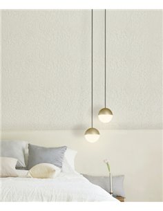 Custo 1 ceiling pendant - ACB - Ball-type lamp in gold or black