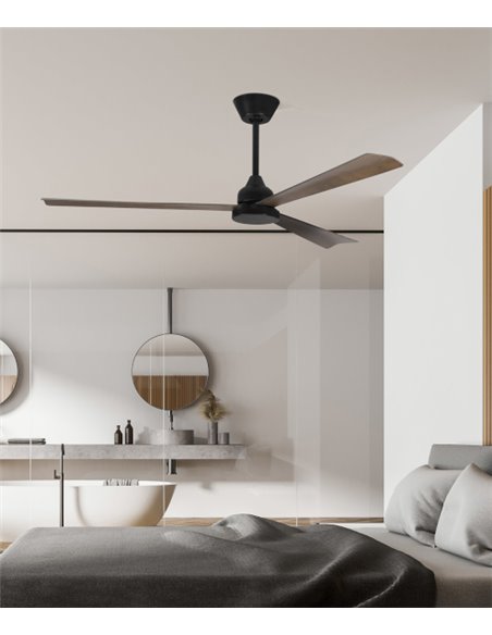 Shadow ceiling fan without light - FORLIGHT - DC fan with 3 blades ABS, 5 speeds