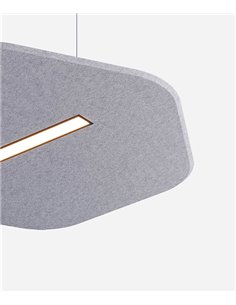 Sisa pendant light - Luz Negra - Acoustic lamp in various colours, PET felt lampshade 2