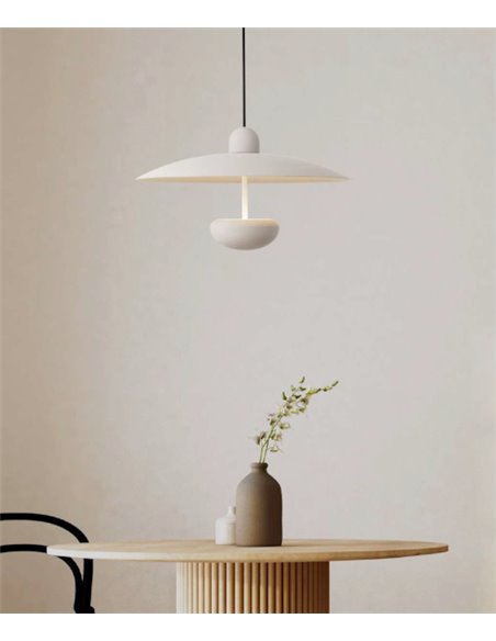 Nid pendant light - Fokobu - Semi-spherical lampshade in various colours, stylish design