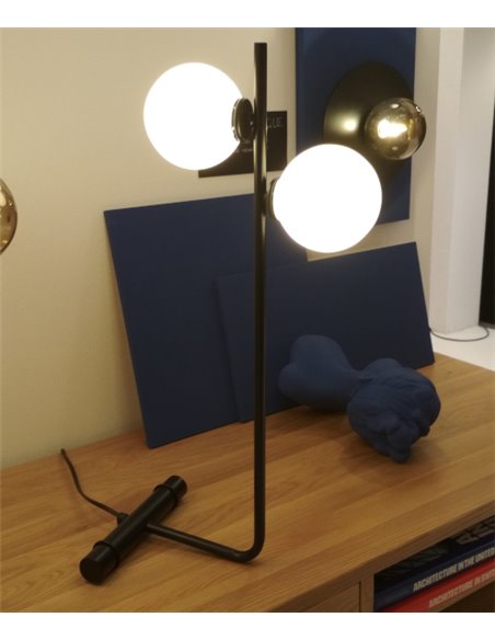 Linear table lamp - Fokobu - Vintage ball light, 2 colours