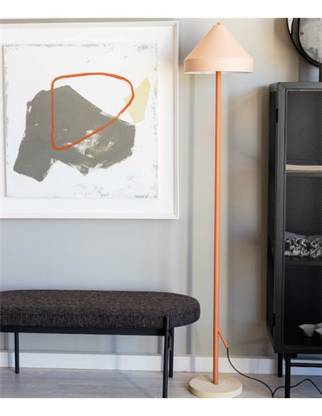 Lester floor lamp - Fokobu - Minimalist lamp with conical lampshade