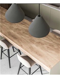 Conus pendant light - Fokobu - Available in birch wood or concrete 2