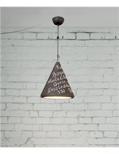 Note pendant light - Fokobu - Ceramic lamp fired at 900º 2