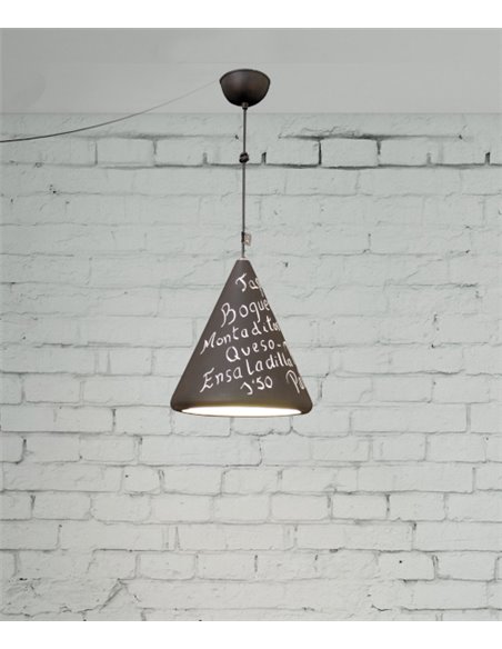 Note pendant light - Fokobu - Ceramic lamp fired at 900º