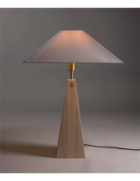 Vega table lamp - Fokobu - Birch wood lamp in 2 finishes