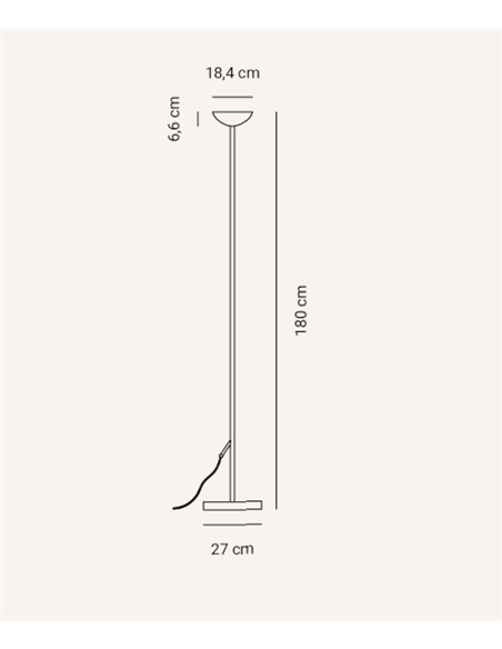 Lester floor lamp - Fokobu - Minimalist lamp in 2 colours