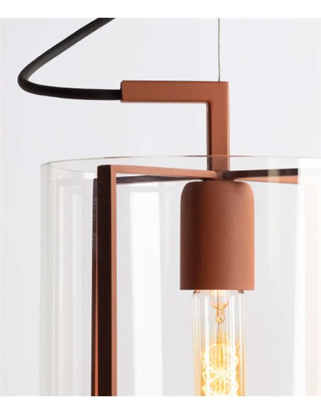 Polpo pendant light - Fokobu - Decorative steel and borosilicate lamp