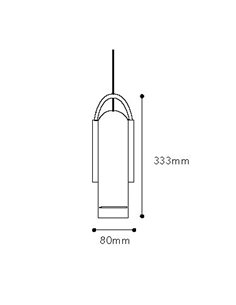 Tubular pendant light - Fokobu - Birch wood lamp 2