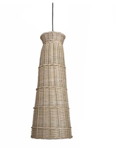 Zanco pendant light - Fokobu - Boho Chic wicker and neoprene lamp 2