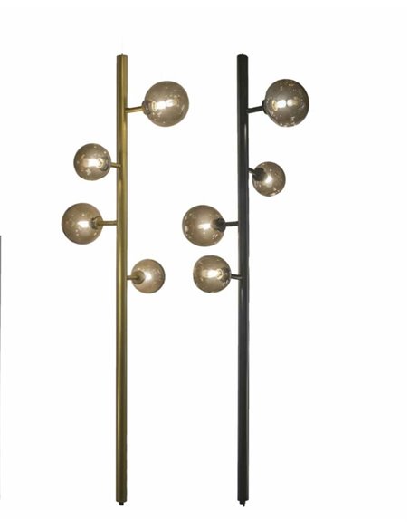 Lineal floor pendant light - Fokobu - Modern ball lamp, 2 colours