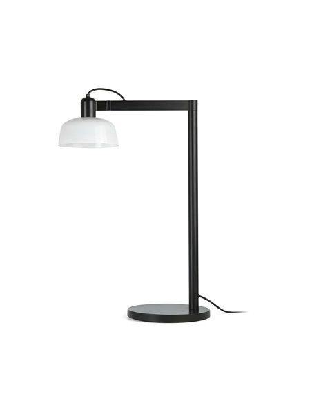 Tatawin table lamp - Faro - Swivel arm, modern design with black or white lampshade