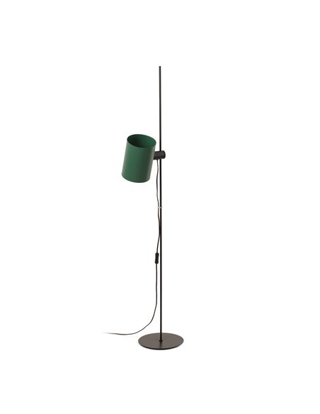 Guadalupe floor lamp - Faro - Adjustable lampshade in beige or green