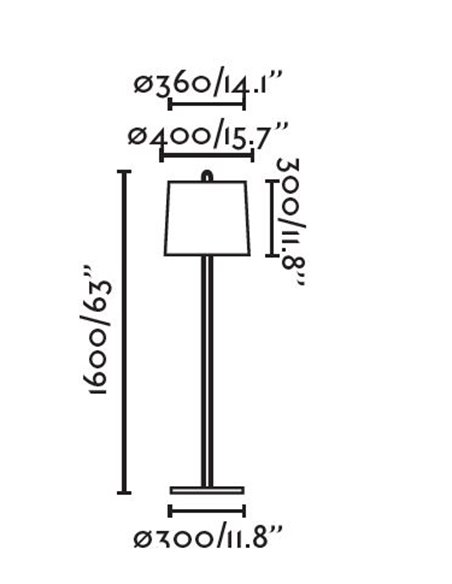 Montreal floor lamp - Faro - Modern design