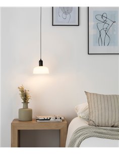 Tatawin pendant light - Faro - Vintage style available in white or black