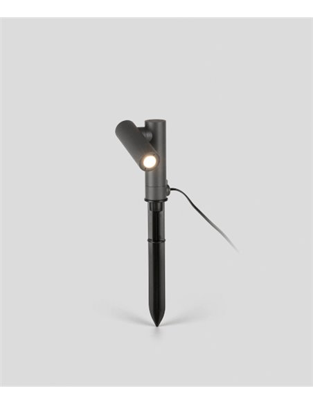 Spy spike light - Faro - Available in 2 sizes, dark grey finish